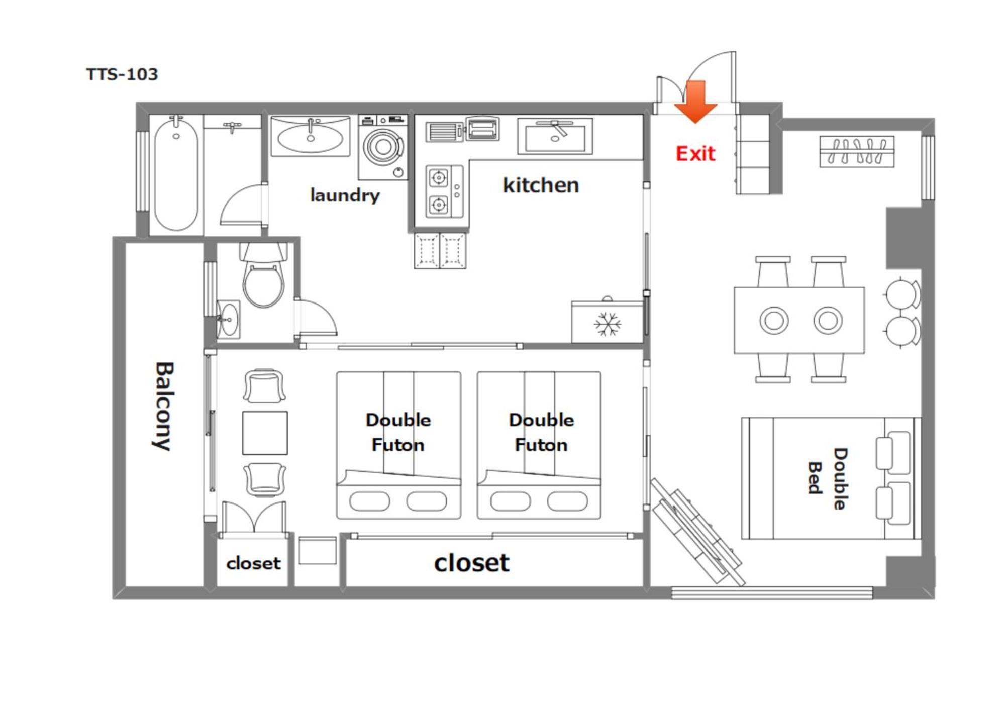 Apartamento 豊月荘 Toyotsuki Osaka Habitación foto